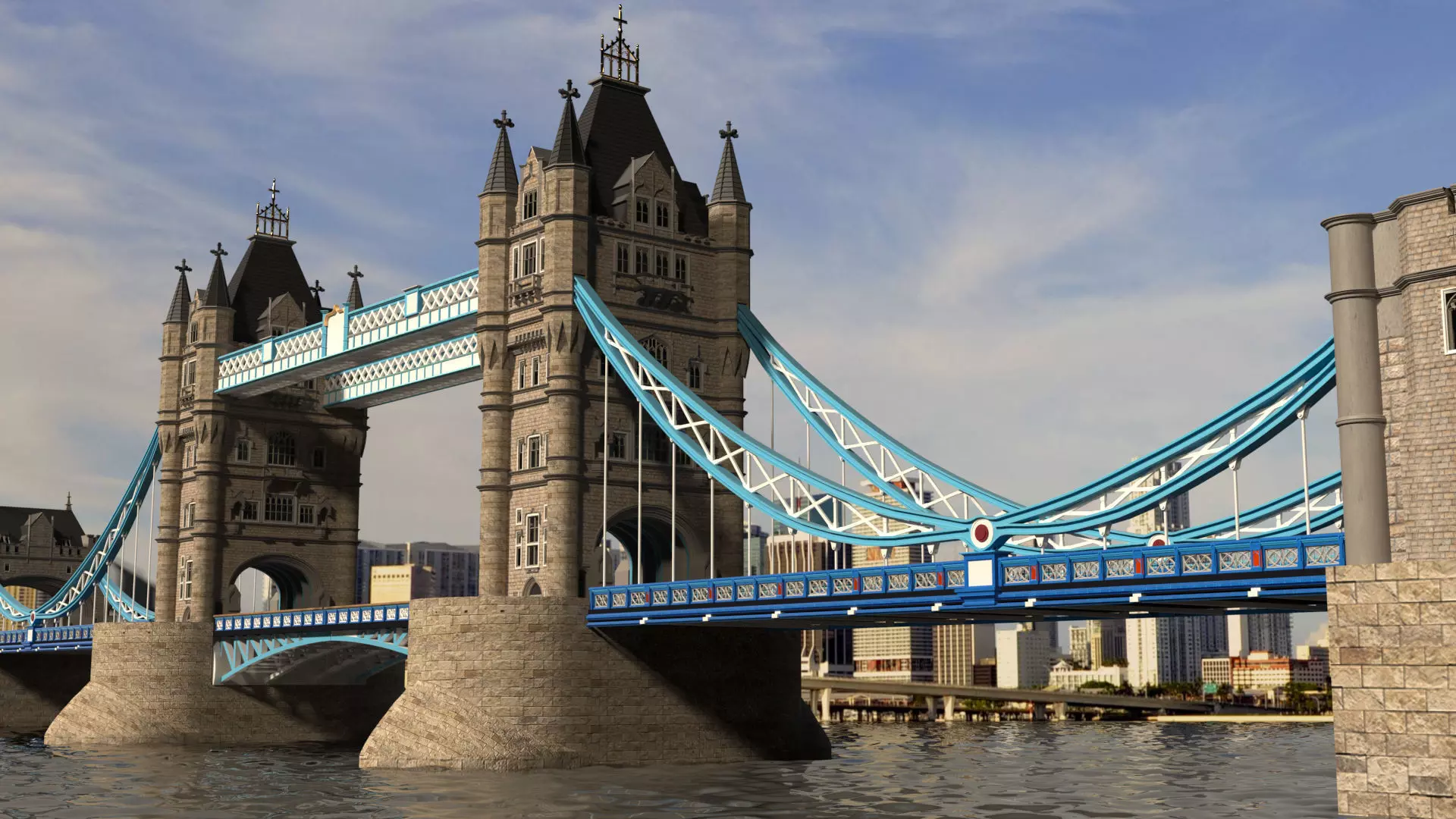 Tower bridge 3d model 3D model_0