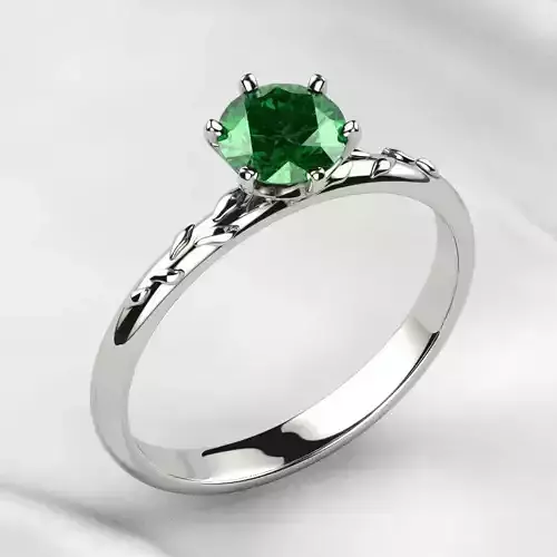 5mm Gemstone Gold Ring