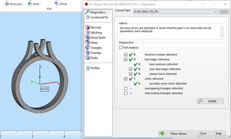 solitaire diamond ring 3D print model_8