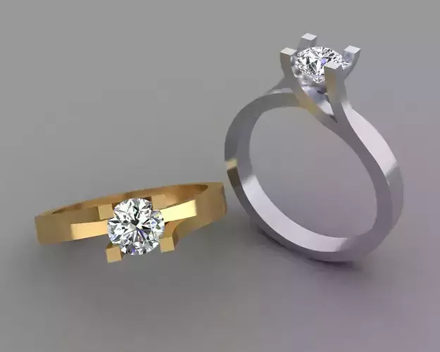 solitaire diamond ring 
