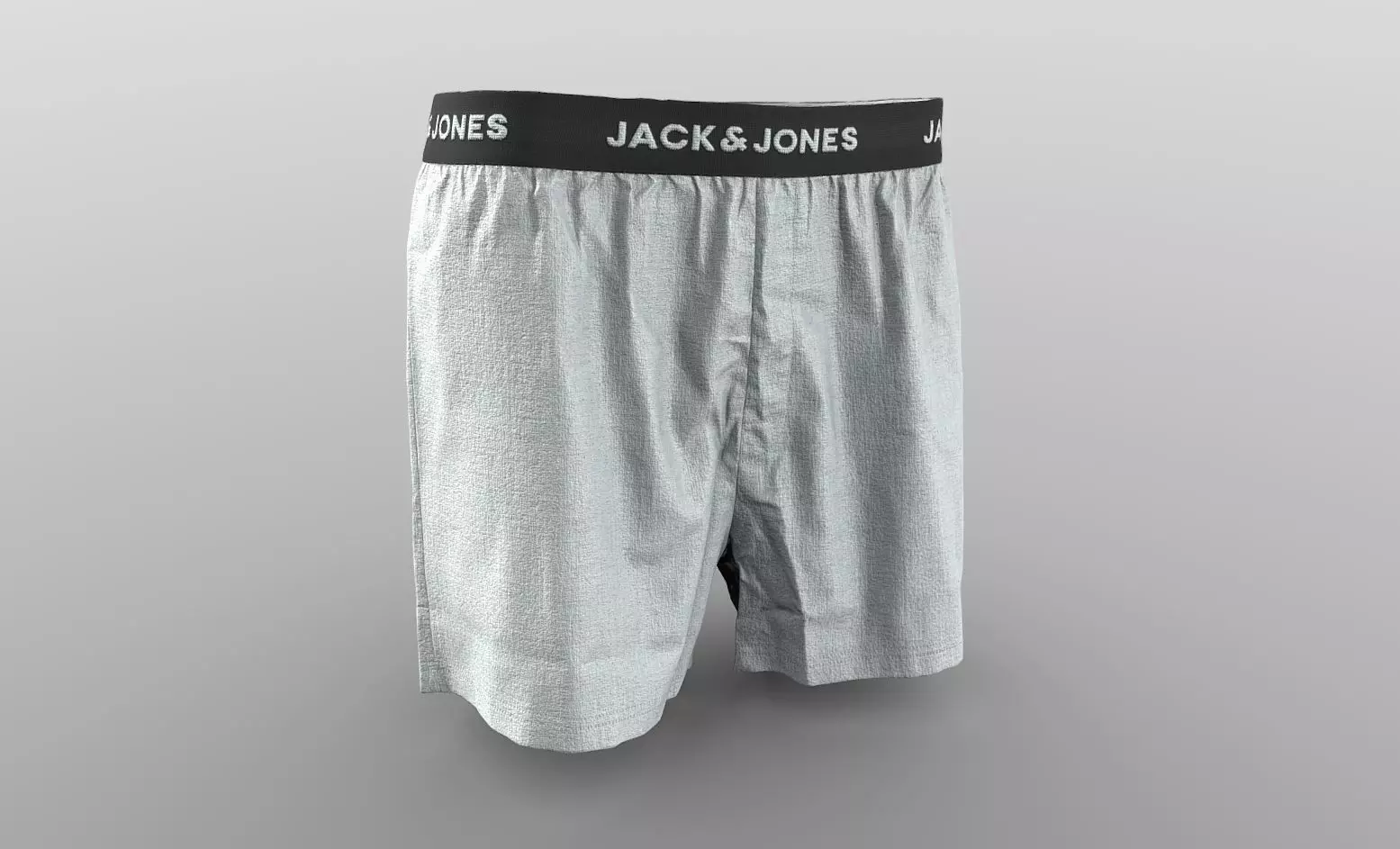 JACMEYER TRUNKS - Boxer Short Grey Low-poly 3D model_0