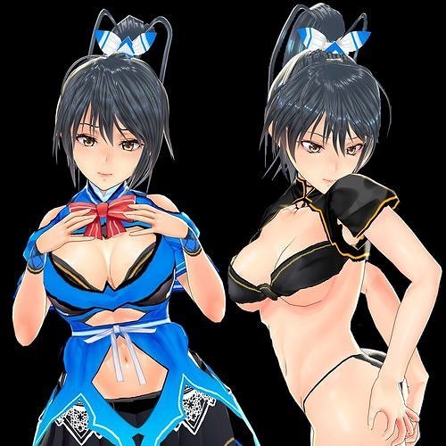 Miss Xiao 3D Model Collection