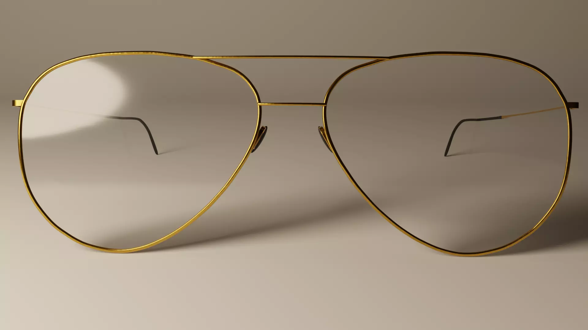 Aviator Glasses 3D model_0