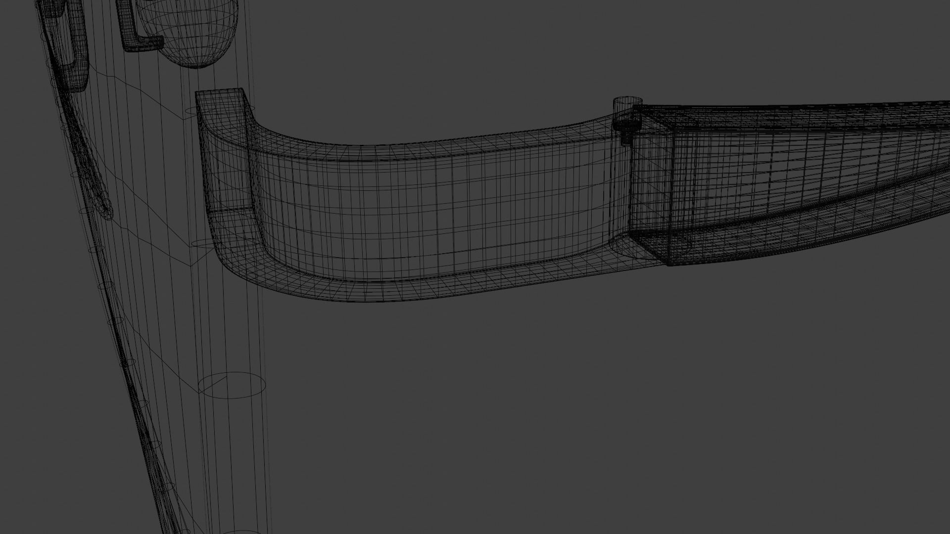 Aviator Glasses 3D model_7