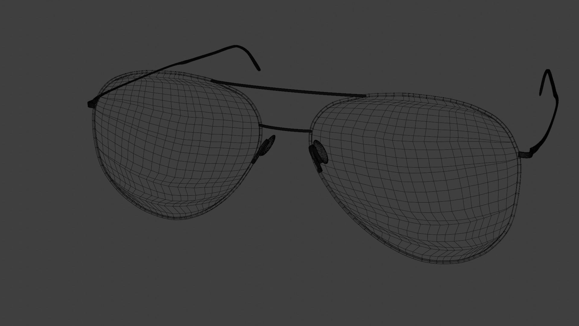 Aviator Glasses 3D model_6