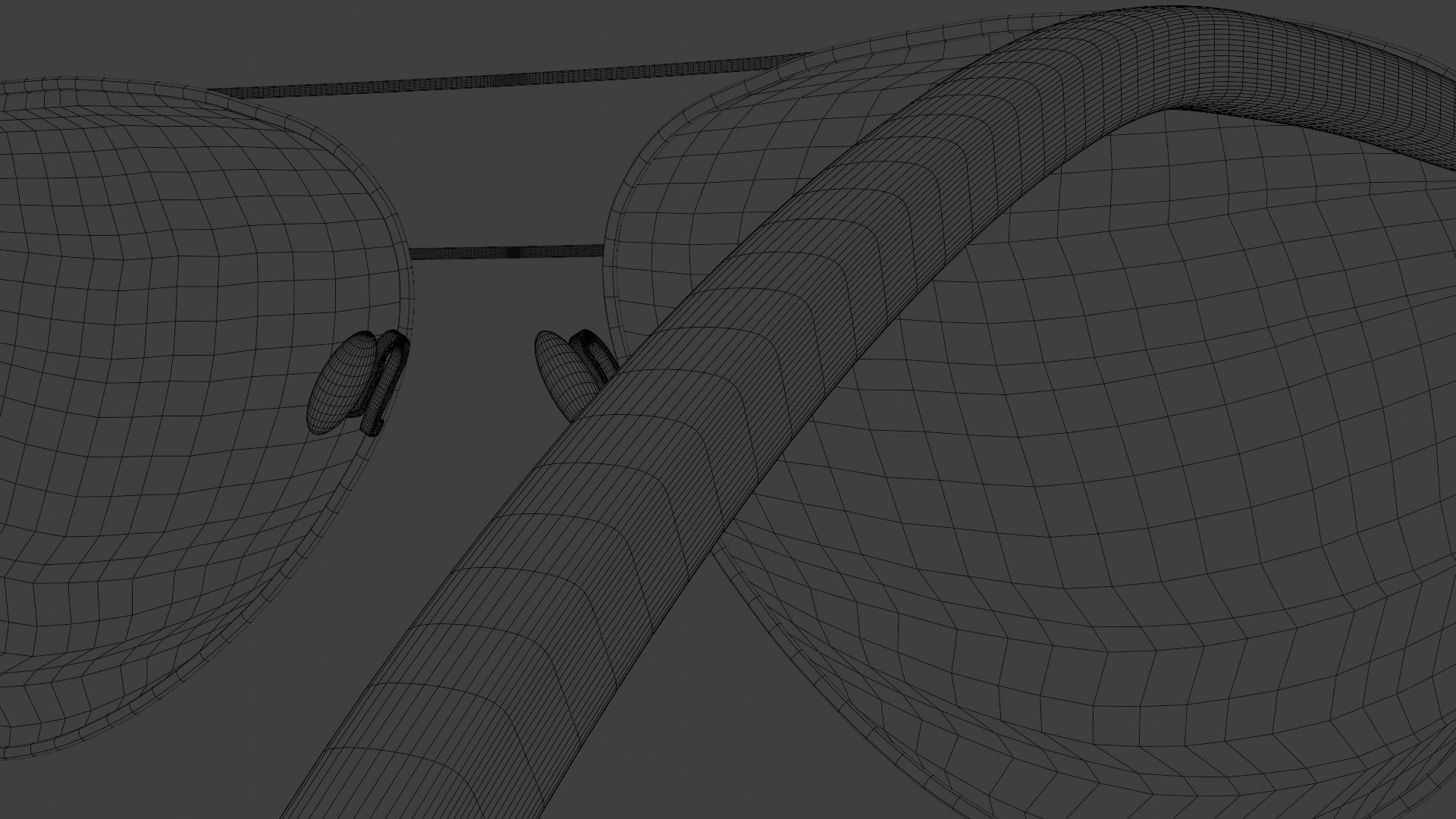 Aviator Glasses 3D model_9