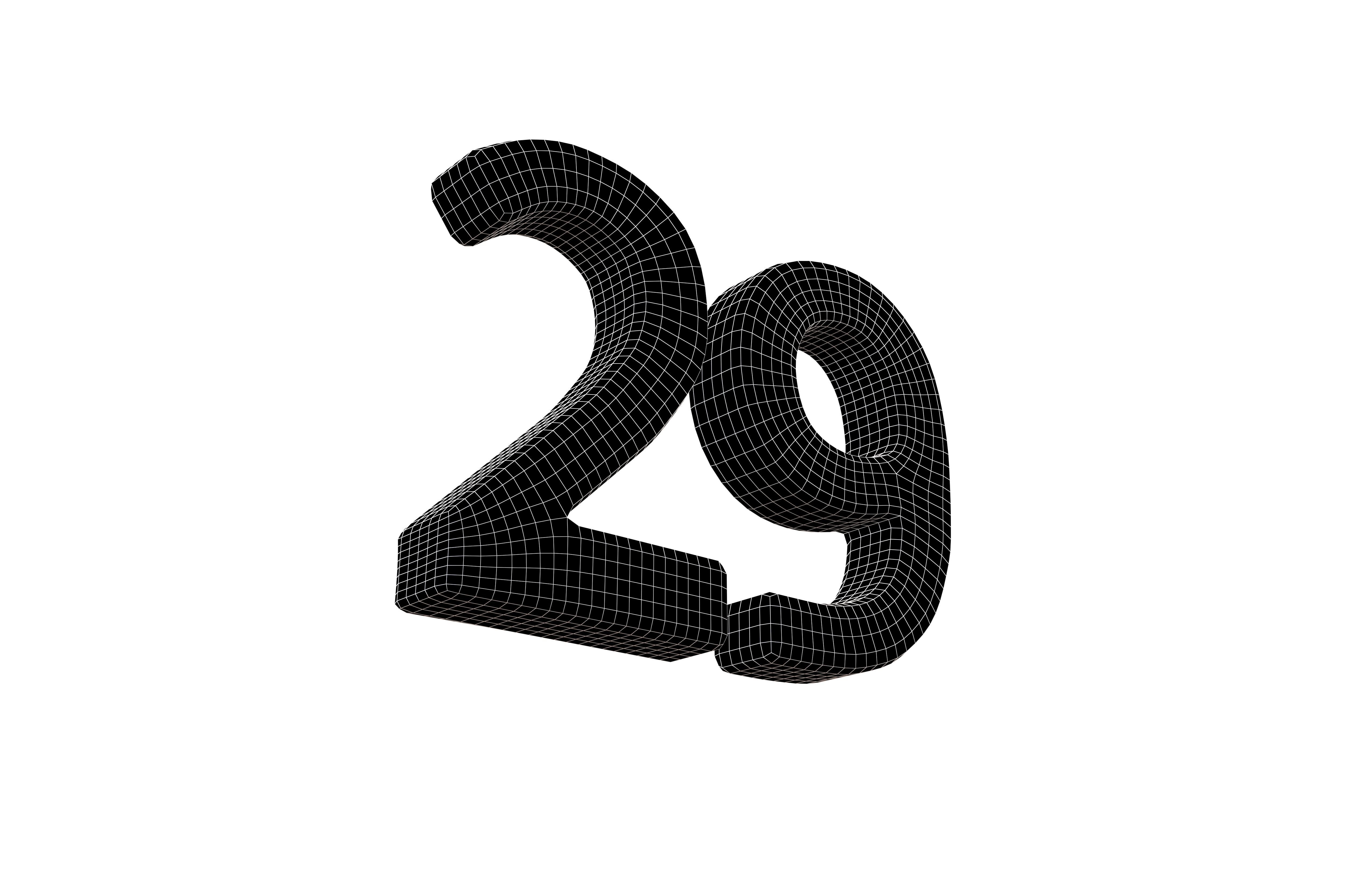 Date Number 29 v2 001 Low-poly 3D model_7