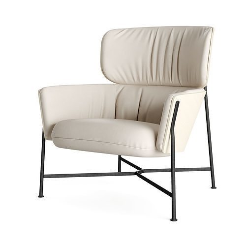 Caristo Armchair Low Back by SP01 Design 3D model 3