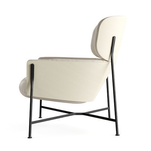 Caristo Armchair Low Back by SP01 Design 3D model 4