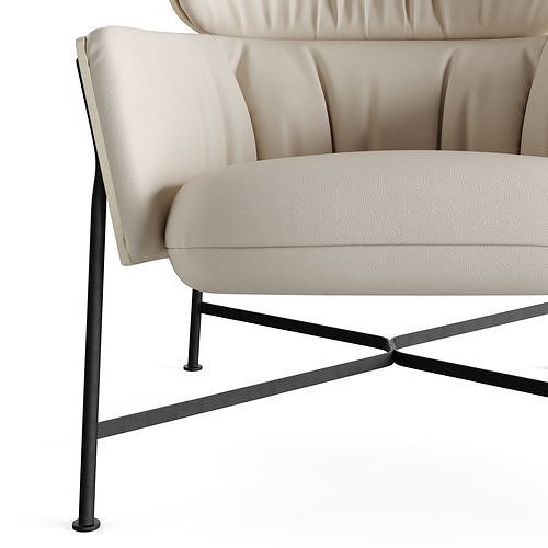 Caristo Armchair Low Back by SP01 Design 3D model 6