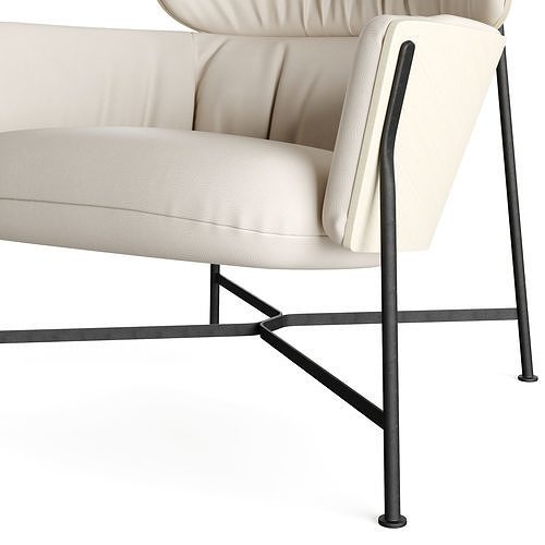 Caristo Armchair Low Back by SP01 Design 3D model 7