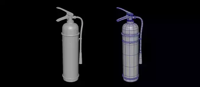 Fire Extinguisher for smoothing-subdivision 3D model Fire Extinguisher for smoothing-subdivision 3D model