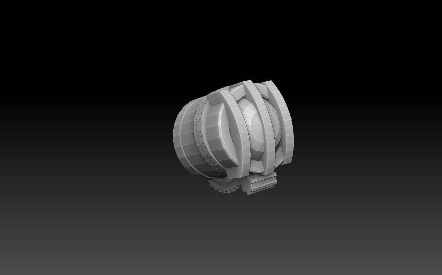 Space Dwarf Rocketeers ROYALTY FREE VERSION 3D print model_12