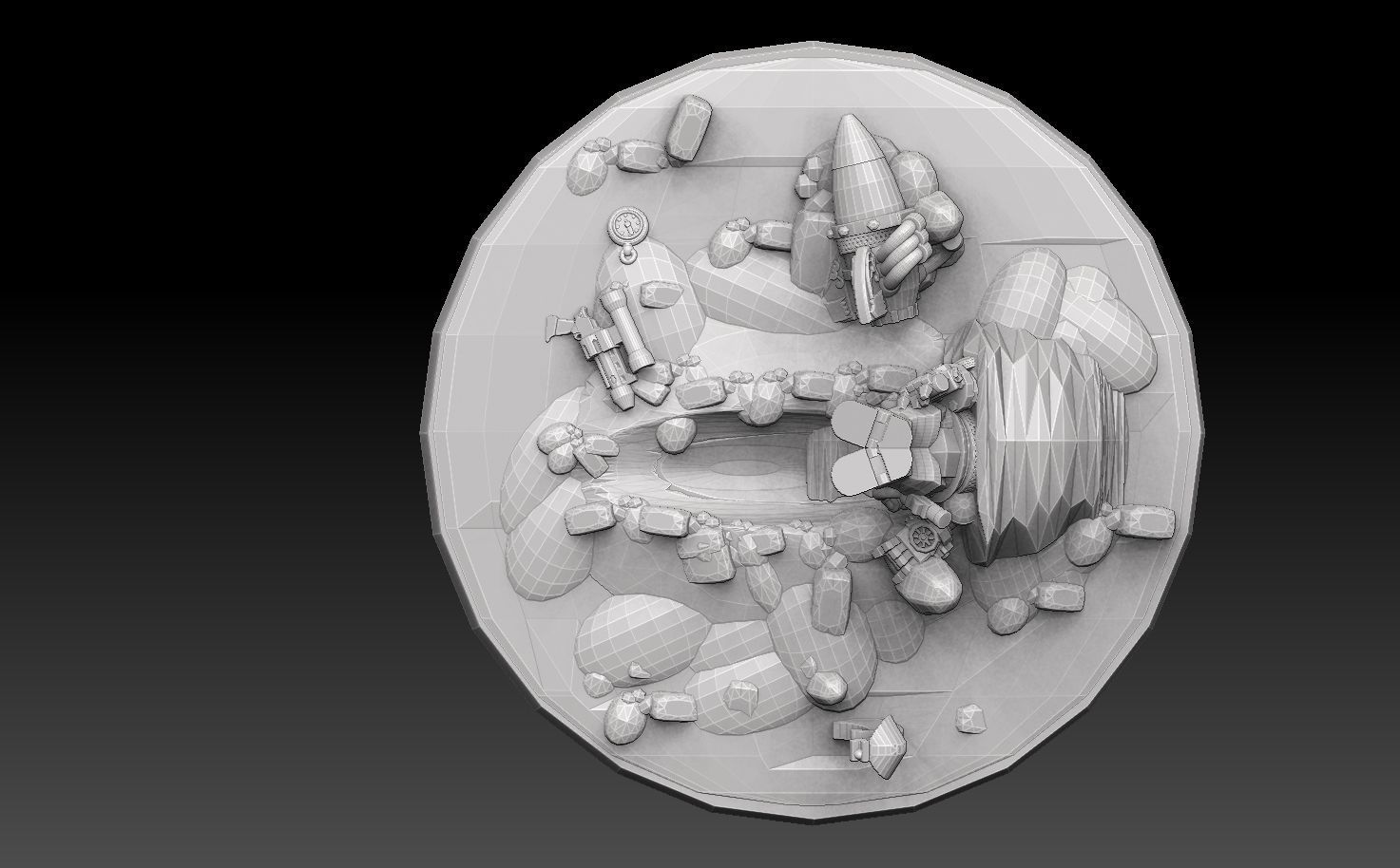 Space Dwarf Rocketeers ROYALTY FREE VERSION 3D print model_10