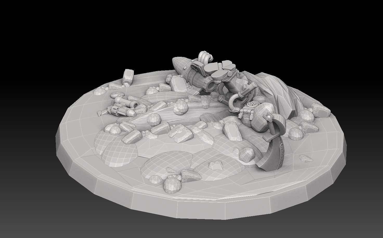 Space Dwarf Rocketeers ROYALTY FREE VERSION 3D print model_9