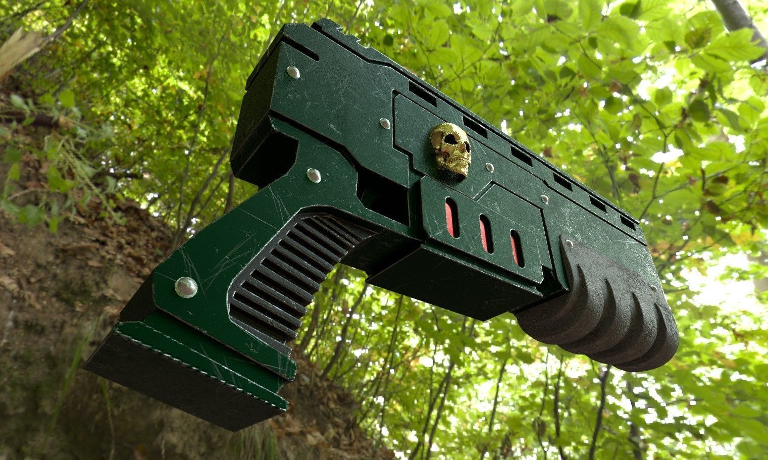 Exitus Pistol 3D model_4