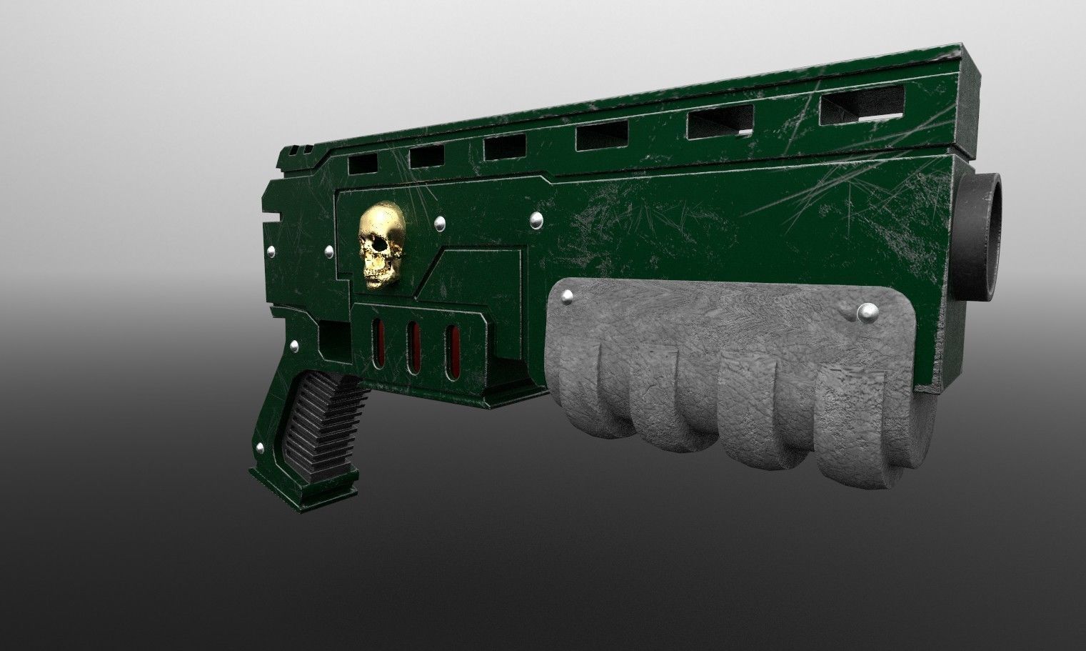 Exitus Pistol 3D model_1