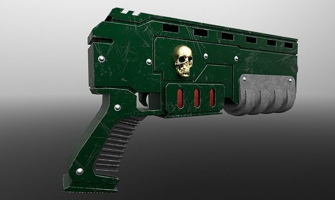 Exitus Pistol 3D model