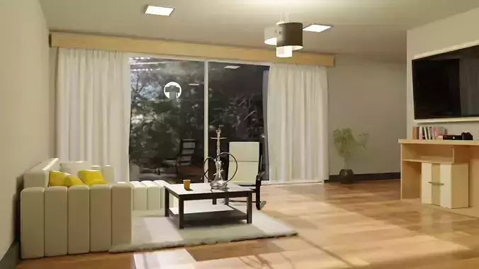 Living Room 3D model