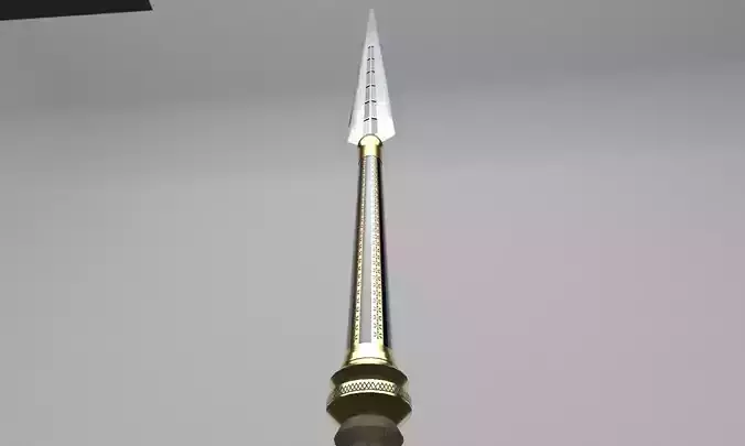 Persian Spear Low-poly 3D model