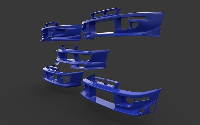 Body kit Subaru Impreza 1992 Bumper 3D model