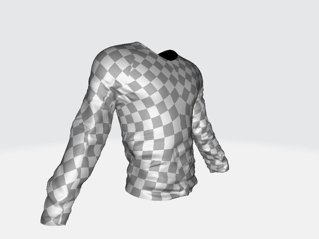 MIlitary Long-Sleeved Shirt Low-poly 3D model_13