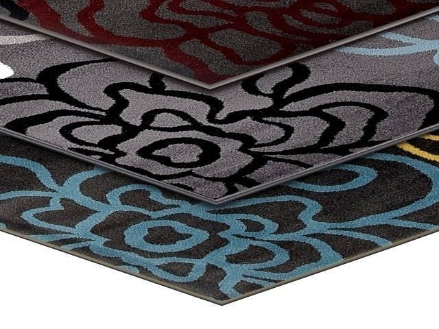 Carpets set of two placemats Low-poly 3D model