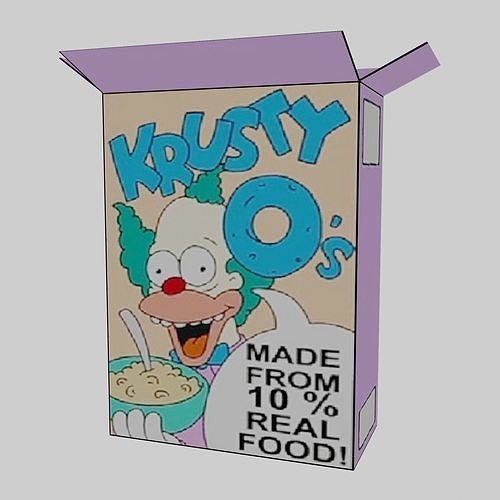 Simpsons Krusty Os Low-poly 3D model