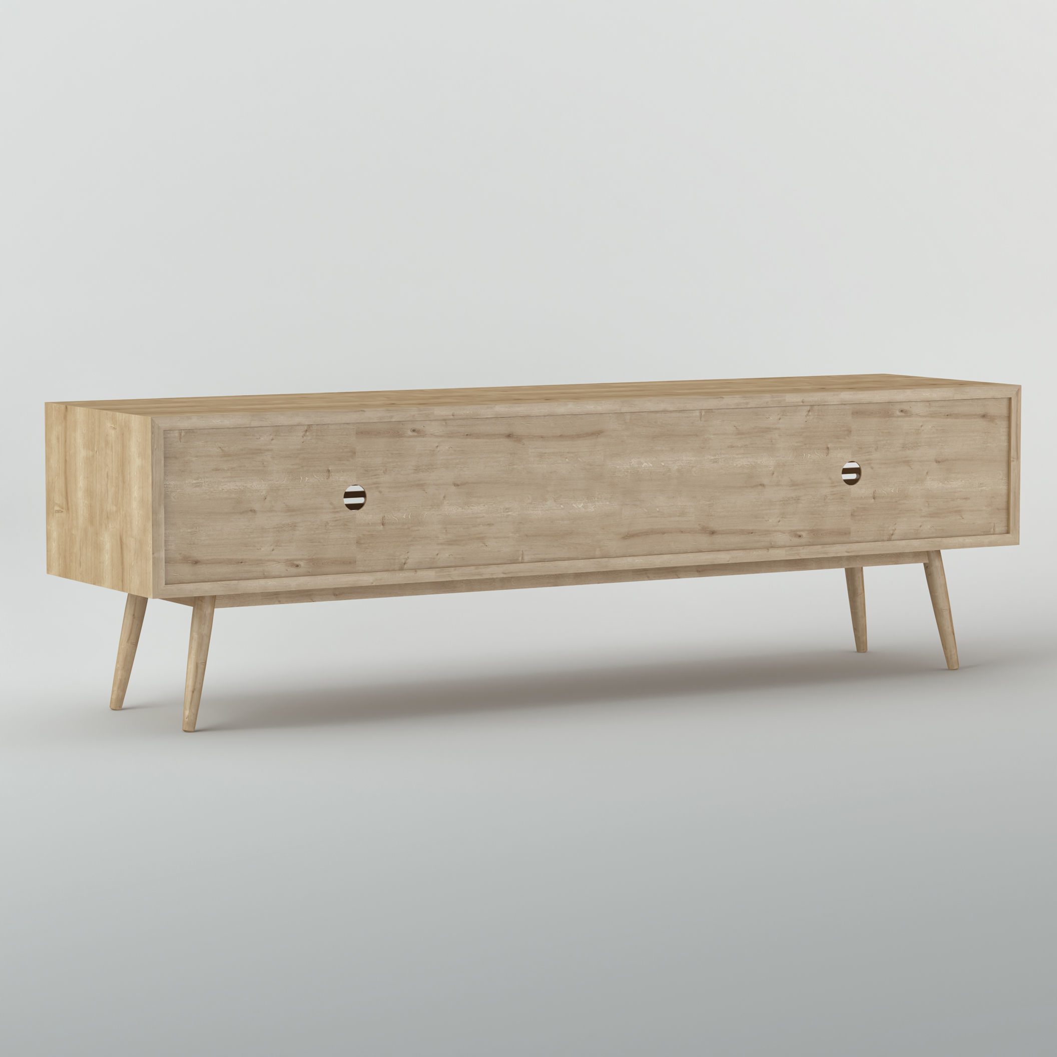 Wewood Tv Radio Sideboard 3D model_4