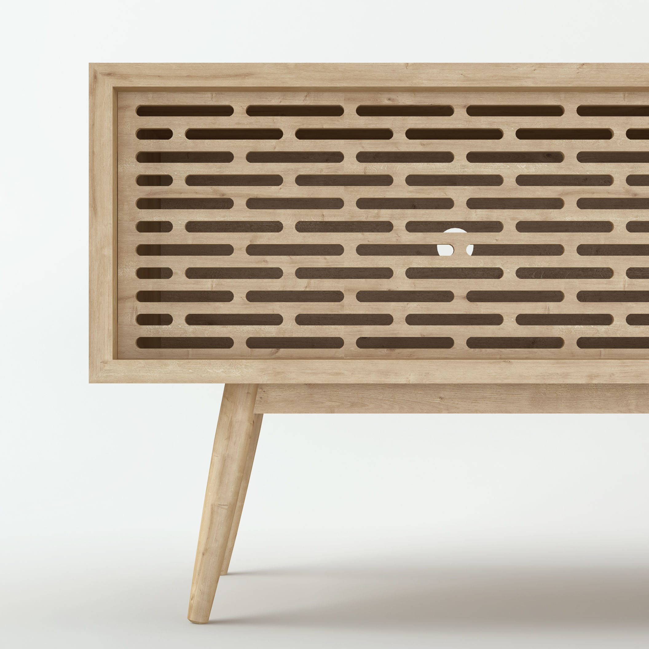 Wewood Tv Radio Sideboard 3D model_3