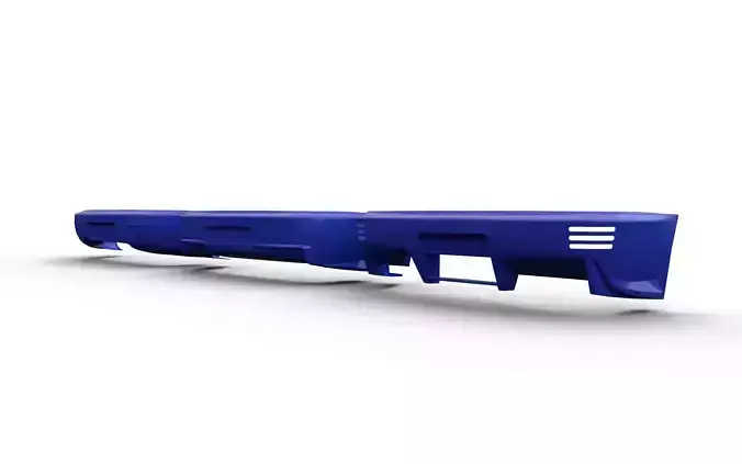 Body kit Subaru Impreza 1992 Bumper rear 3D model