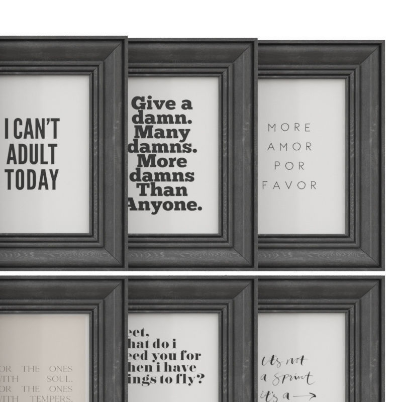 art work set 56 3D model_2