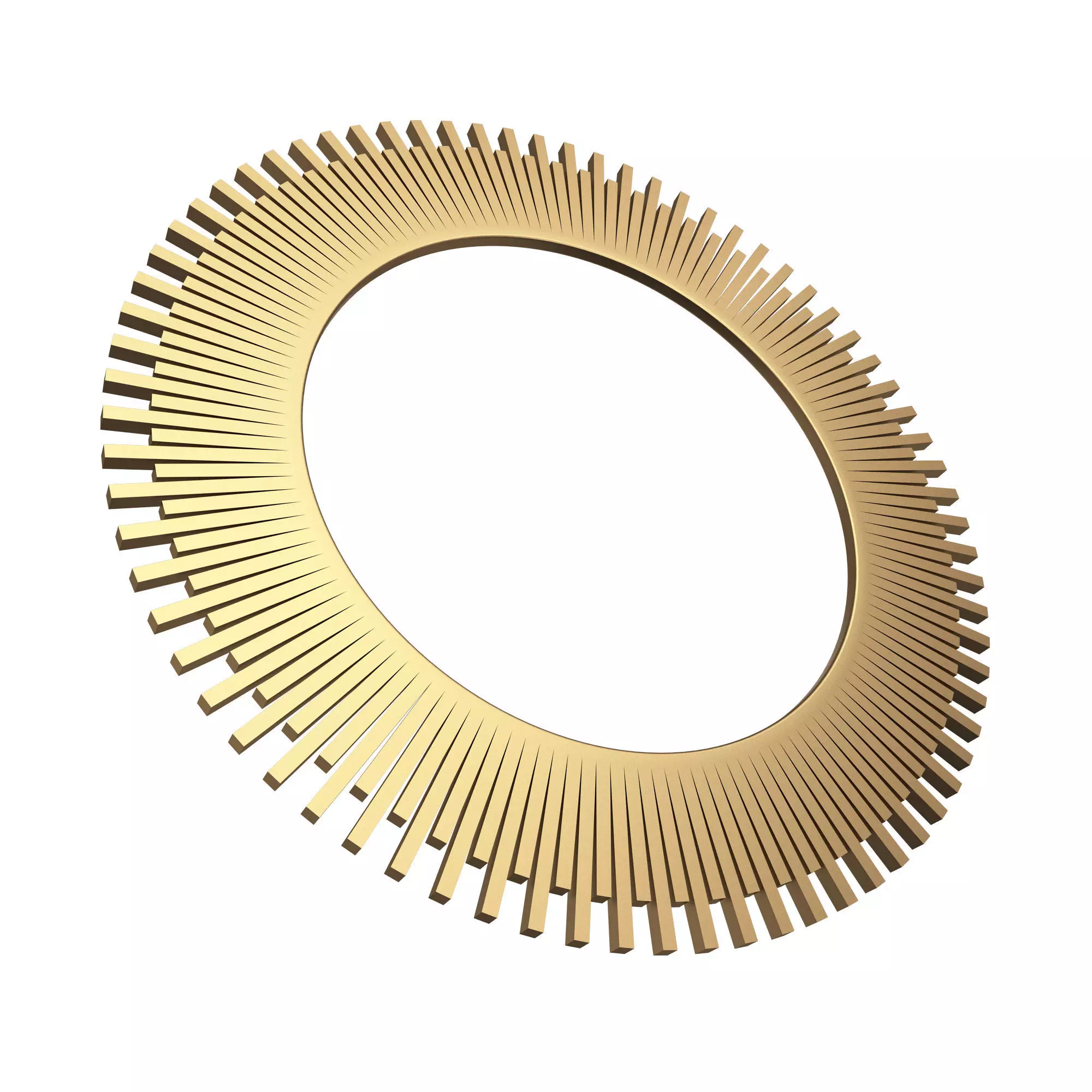 Round Mirror 04 Low-poly 3D model