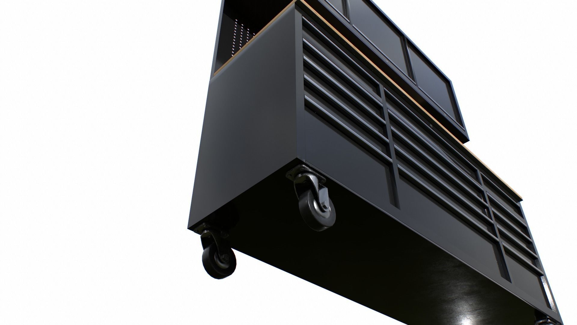 Workbech Storage Tools Trolley 3 Low-poly 3D model_5