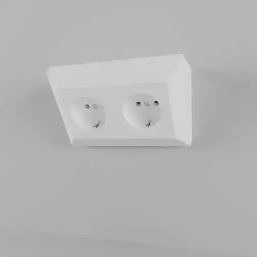 Socket block corner - 2 way - European standard
