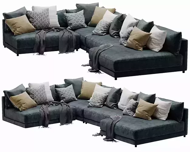 Blanche katarina Sectional 3D model