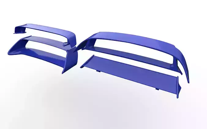 Body kit Subaru Impreza Spoiler 3D model