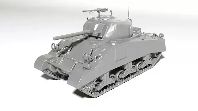 TANK M4 Sherman for Print 3D print model