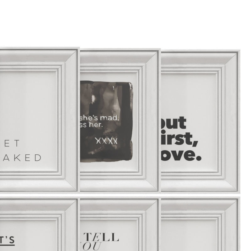 art work set 51 3D model_2