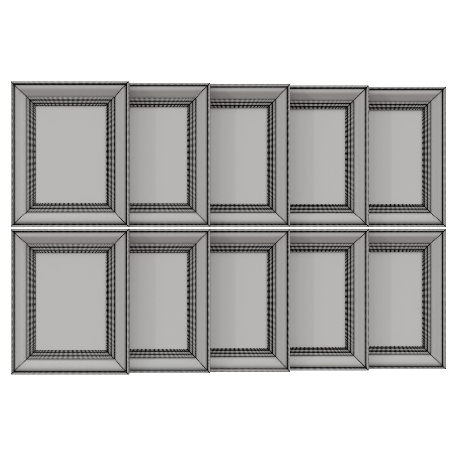 art work set 50 3D model_4