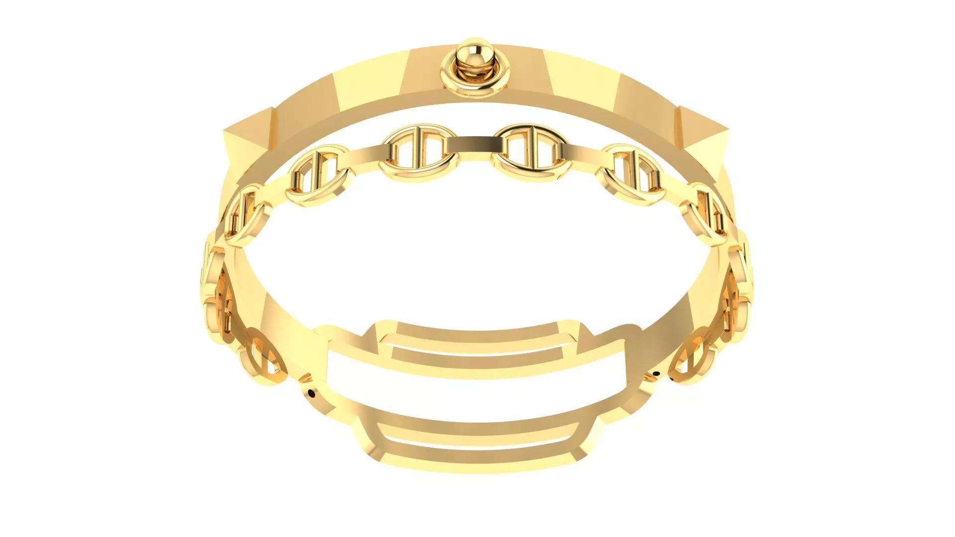 Bracelet harmes 3D print model_0