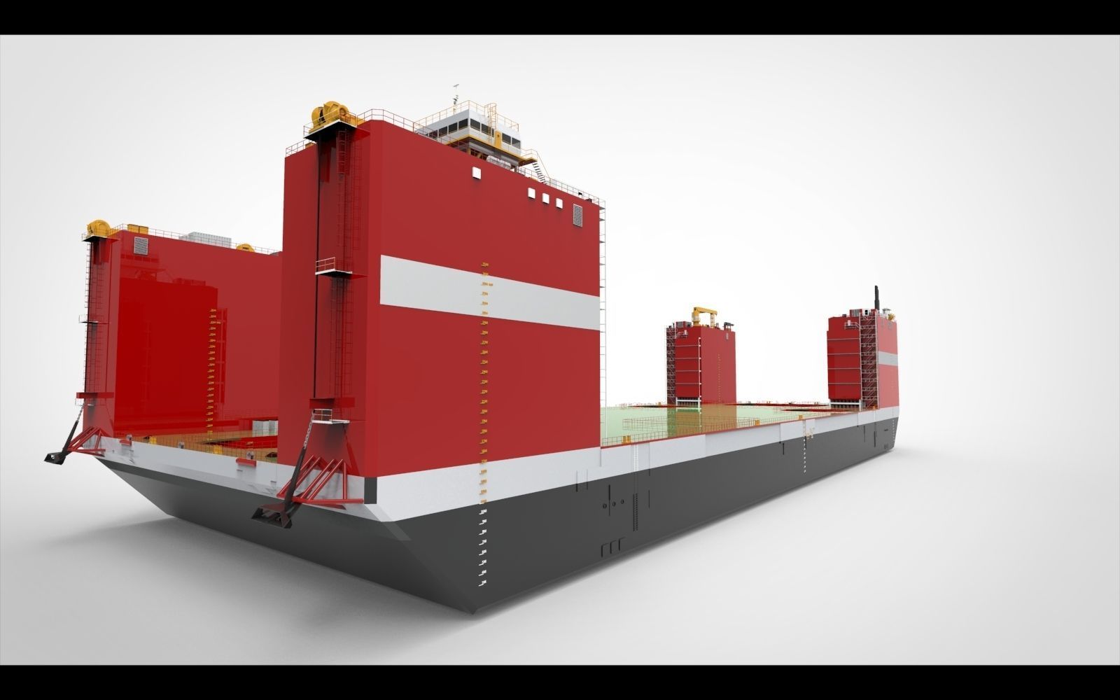 floating dock 3D model_11