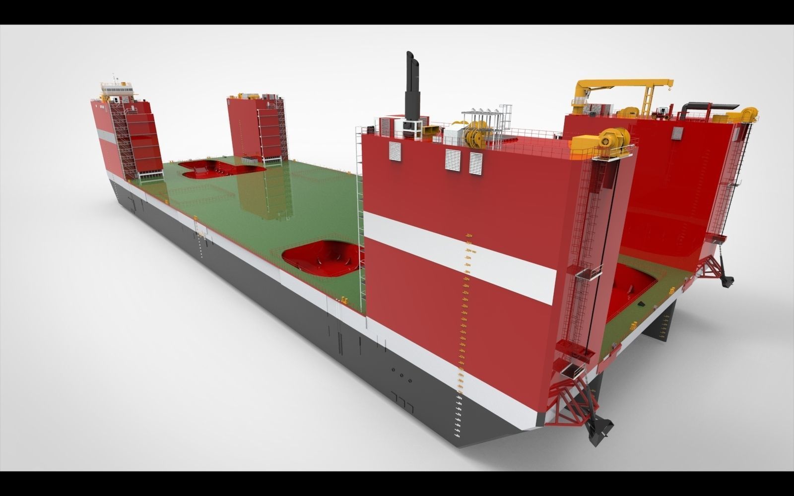 floating dock 3D model_1