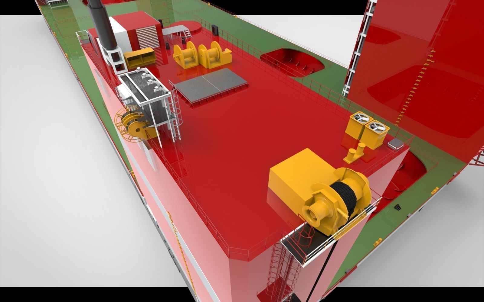 floating dock 3D model_3