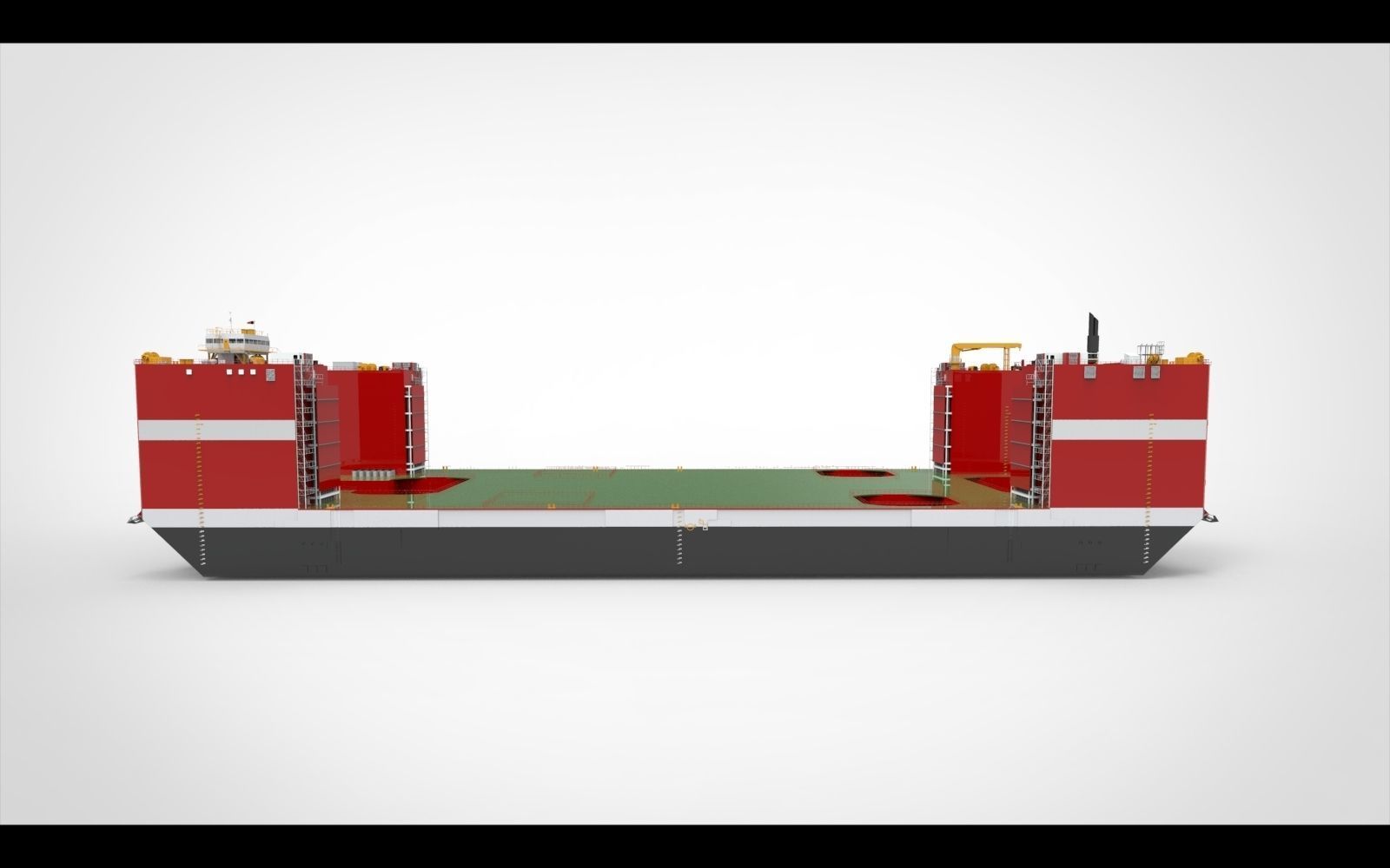 floating dock 3D model_7