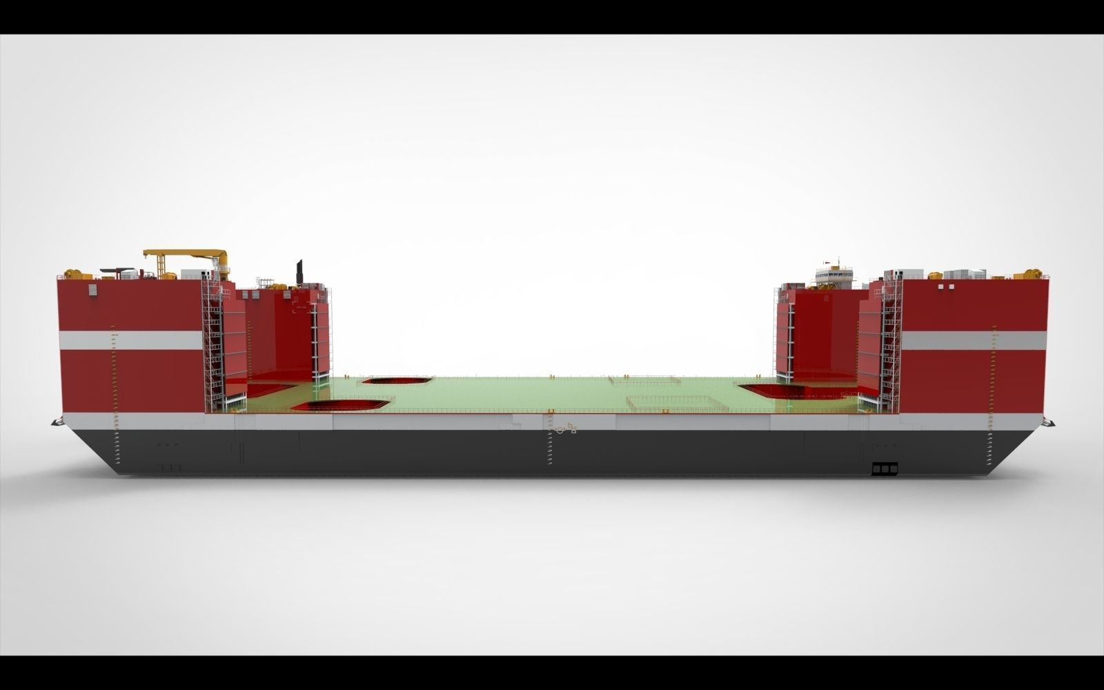 floating dock 3D model_8