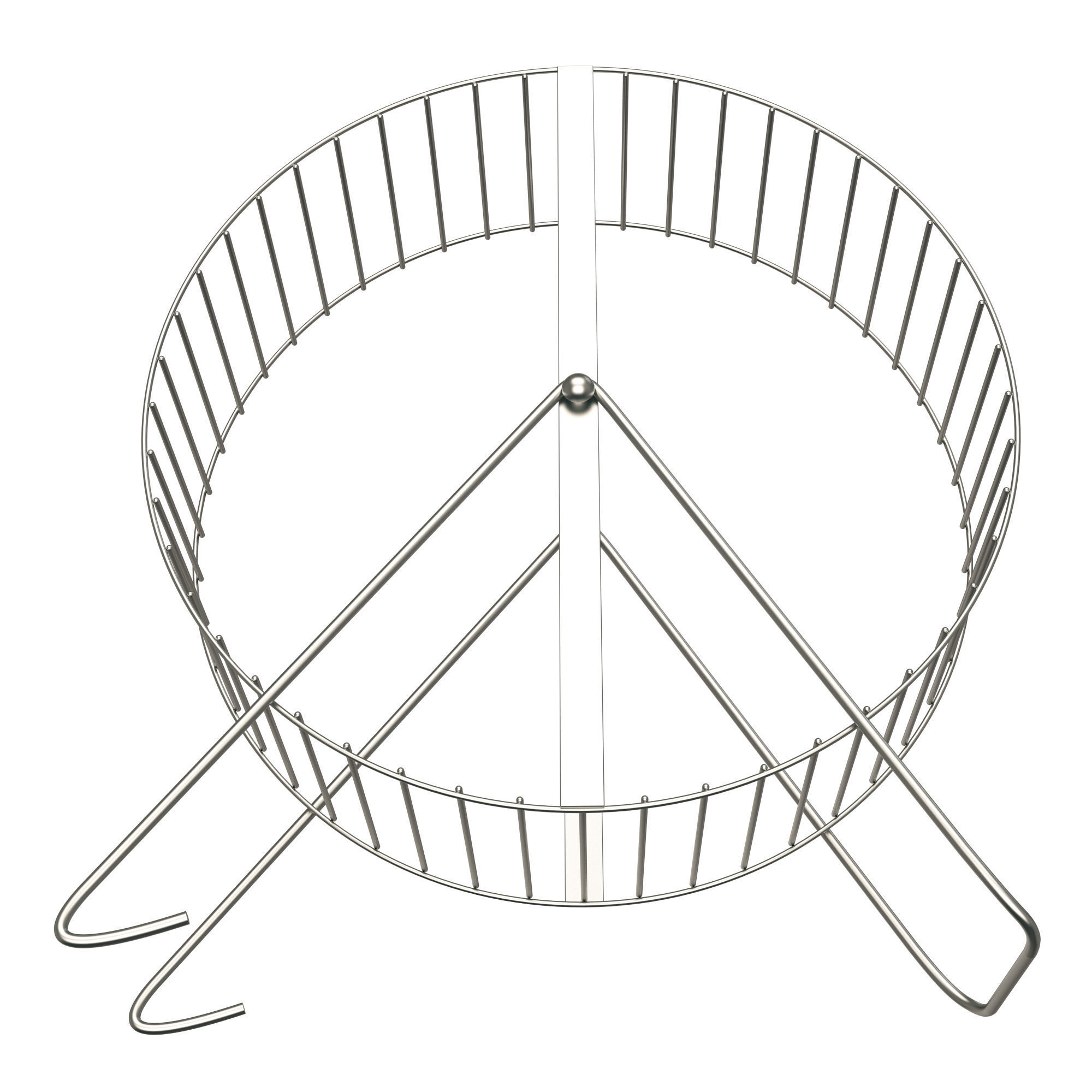 Hamster Wheel Low-poly 3D model_5