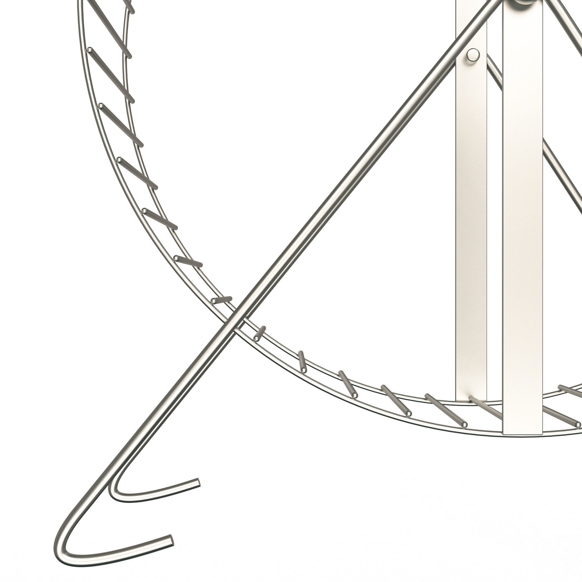 Hamster Wheel Low-poly 3D model_3