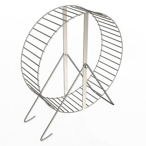Hamster Wheel Low-poly 3D model