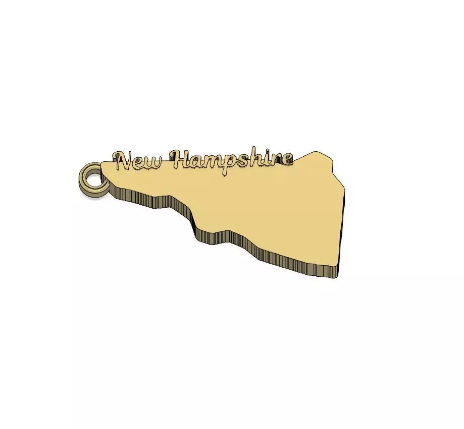 New Hampshire Charm 3D print model